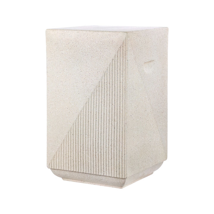 Adrian Contemporary Minimalist Square Indoor/Outdoor Accent Table