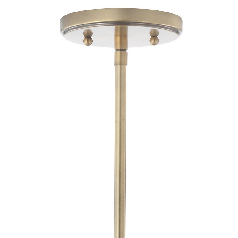 Kurtz Adjustable Drop Metal/Glass LED Pendant