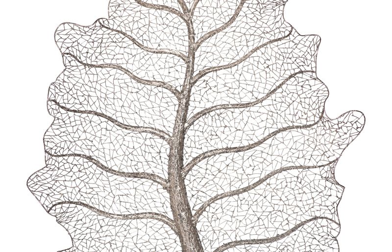 Metallurgy Leaf Wall Art