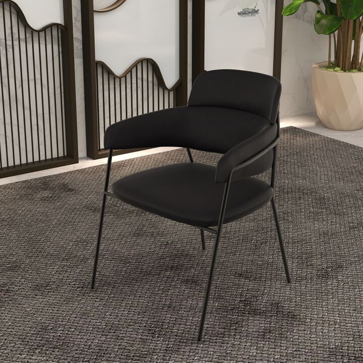 LeisureMod Axis Collection Modern Dining Chair