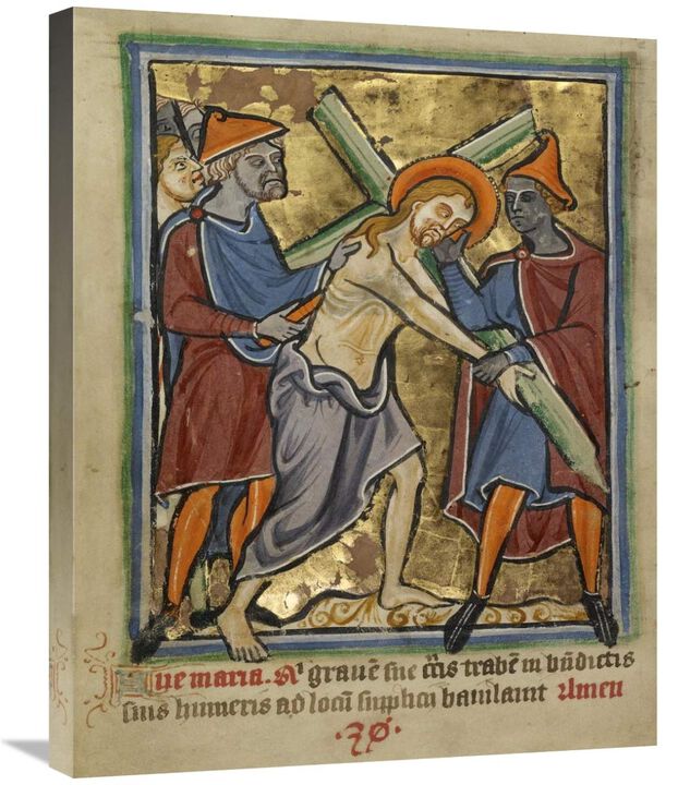 Christ Carrying the Cross-Canvas Art-22x28