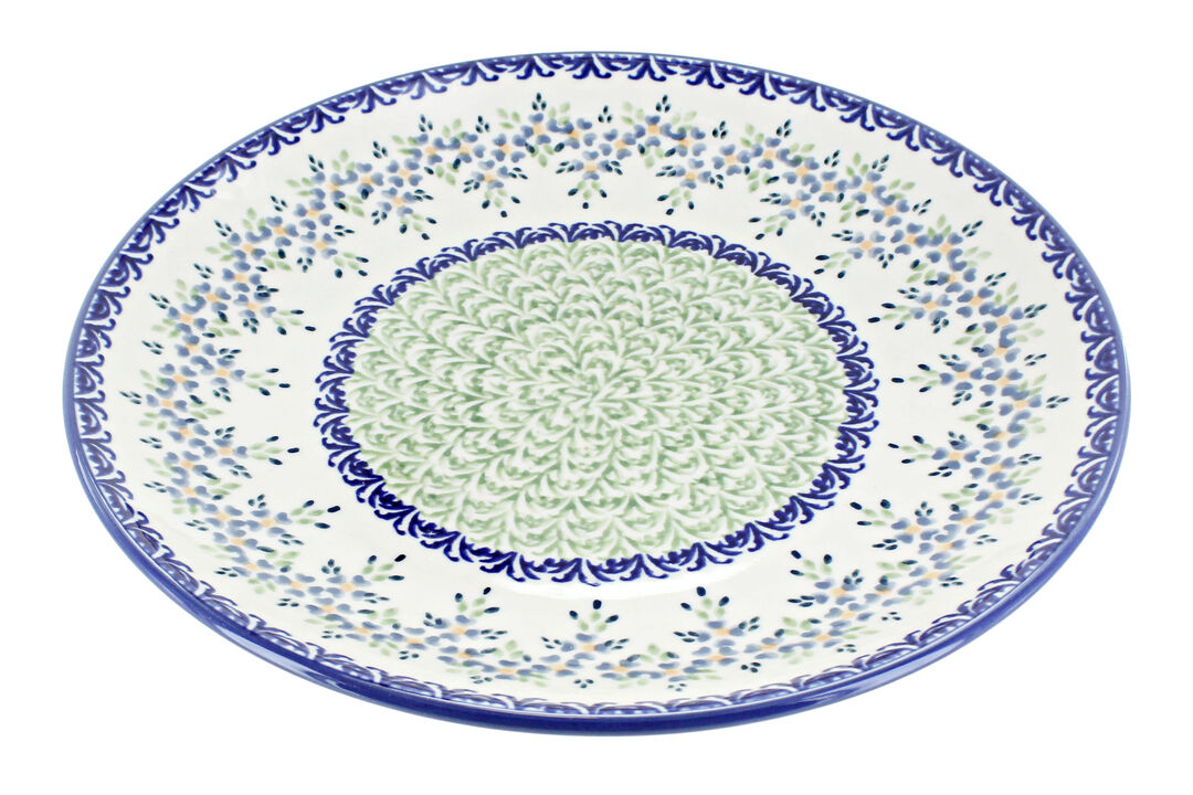 Blue Rose Polish Pottery Halsey Dinner Plate