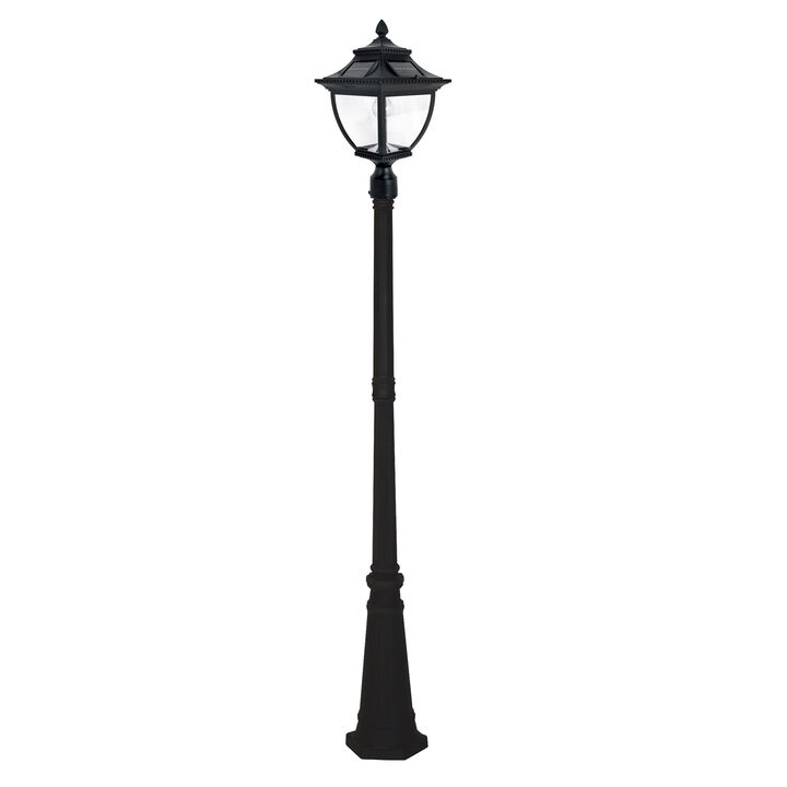 Pagoda Bulb Solar Lamp Post - Single Lamp