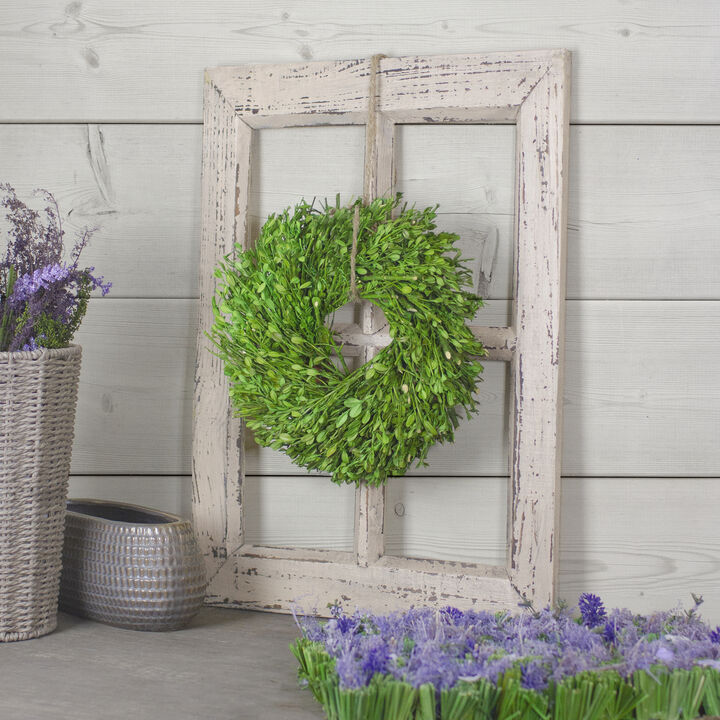 Green Foliage Artificial Spring Wreath  10-Inch