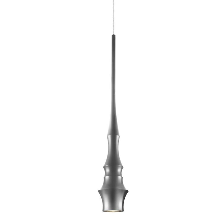 VONN Lighting Integrated LED Height Adjustable Pendant Light in Silver