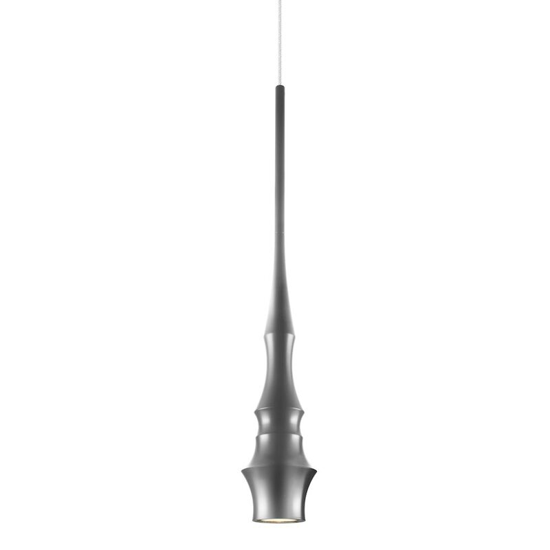 VONN Lighting Integrated LED Height Adjustable Pendant Light in Silver