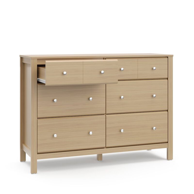 Storkcraft Horizon 6 Drawer Dresser (Driftwood) - GREENGUARD Gold Certified