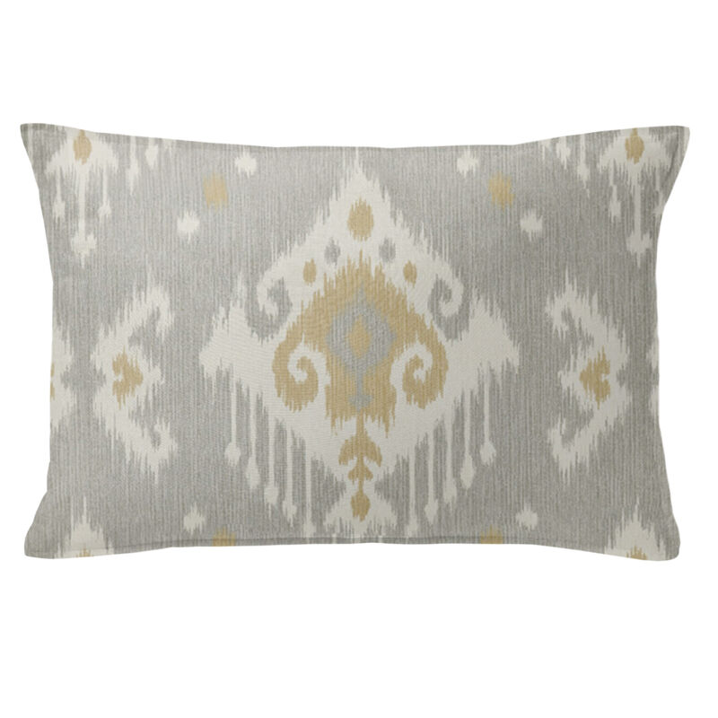 6ix Tailors Fine Linens Mahal Gray Decorative Throw Pillows