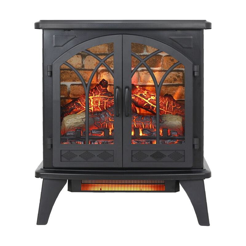 Streamdale 24 Inch 3D Infrared Electric Stove With Remote Control 0002