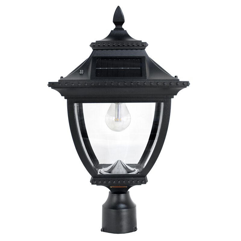 Pagoda Bulb Solar Lamp - Wall/Pier/3" Fitter Mount