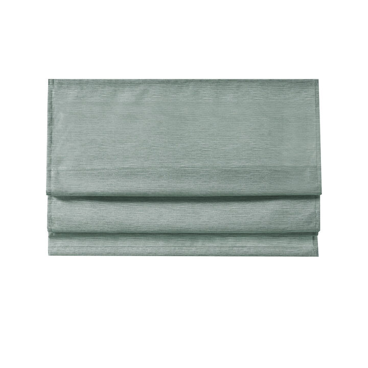 Gracie Mills Azenor Cordless Roman Faux Silk Shade with Room Darkening - 39x64"