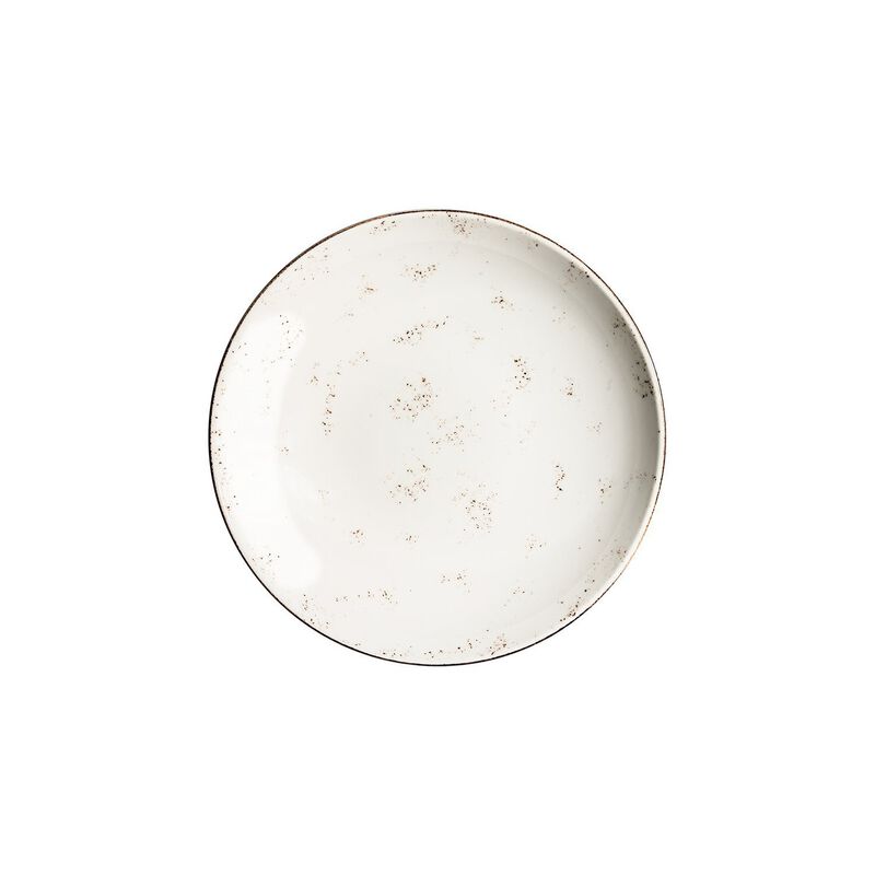 Grain dia.11" h:2.5" 57 oz. Round Decorated Porcelain Bowl (Set of 2)