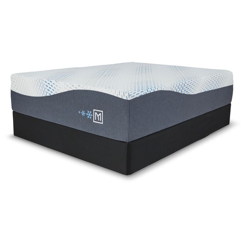 Miy Twin XL Mattress, Cool Gel Memory Foam, 14 Inch, Adjustable Base - Benzara