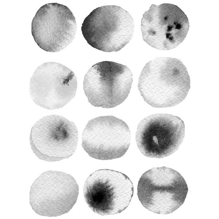 Moons - Black and White
