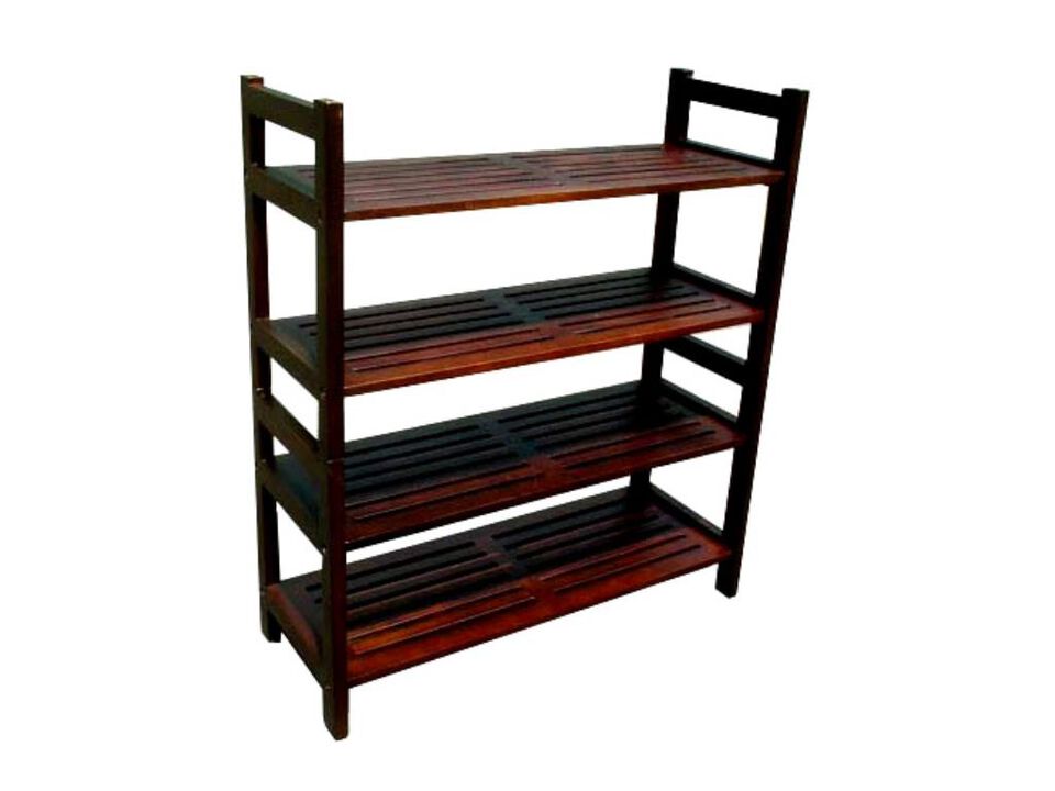 Mahogany Veranda 4 tier Shoe Rack