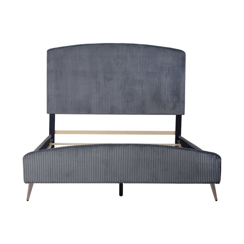 New Classic Furniture Kailani Wood Queen Bed, Gray