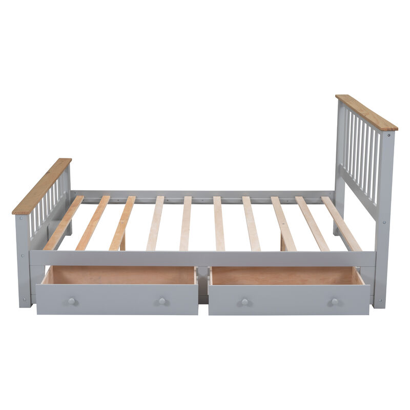 Merax Platform Bed with 2 Drawers