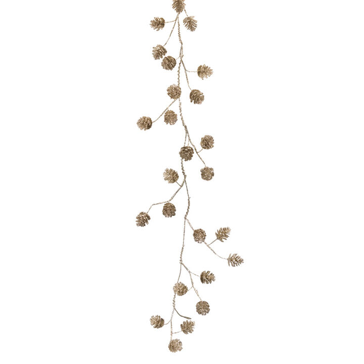 Frosted Pine Cone Twig Garland (Set of 2)