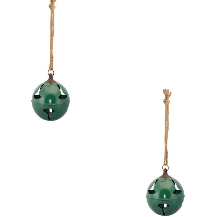 Sleigh Bell 9"D x 29"H (Set of 2) Iron Sleigh Bell 9"D x 29"H (Set of 2) Iron