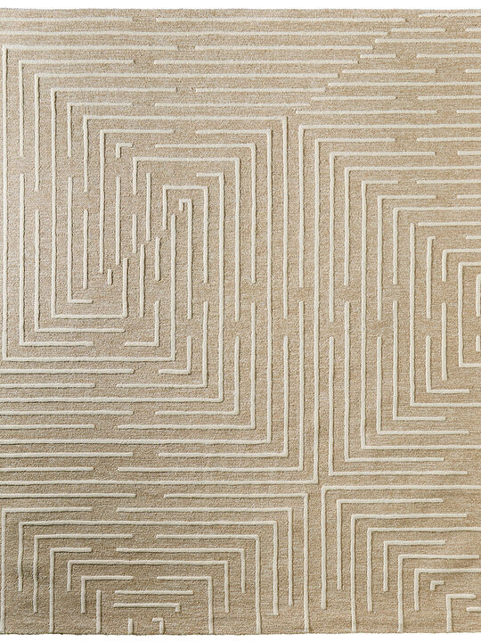Fenner T8003 Beige/Ivory 8' x 10' Rug By Thom Filcia