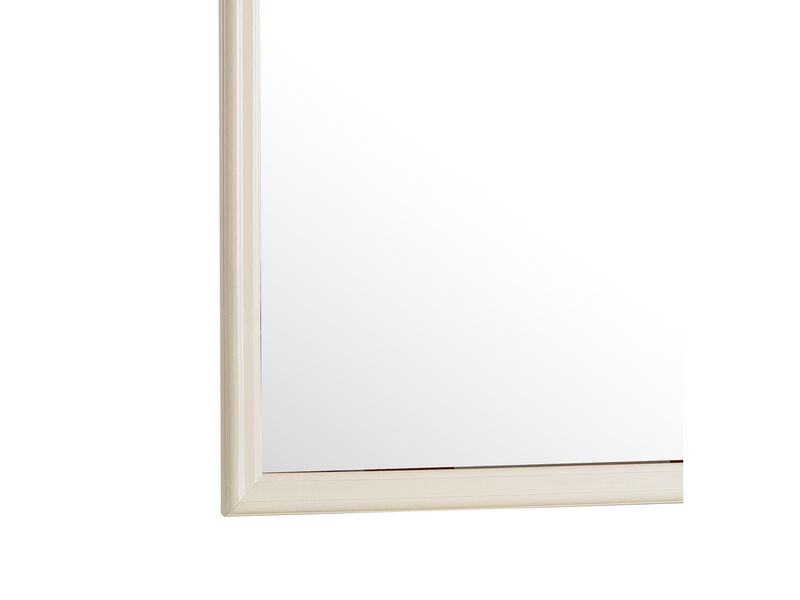 38 in. x 38 in. Classic Square Wood Framed Dresser Mirror