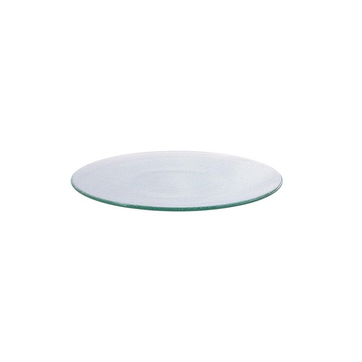 Glass Dinnerware dia.6" Round Clear Glass Plate (Set of 4)