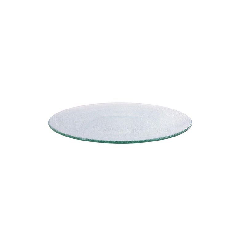 Glass Dinnerware dia.6" Round Clear Glass Plate (Set of 4)