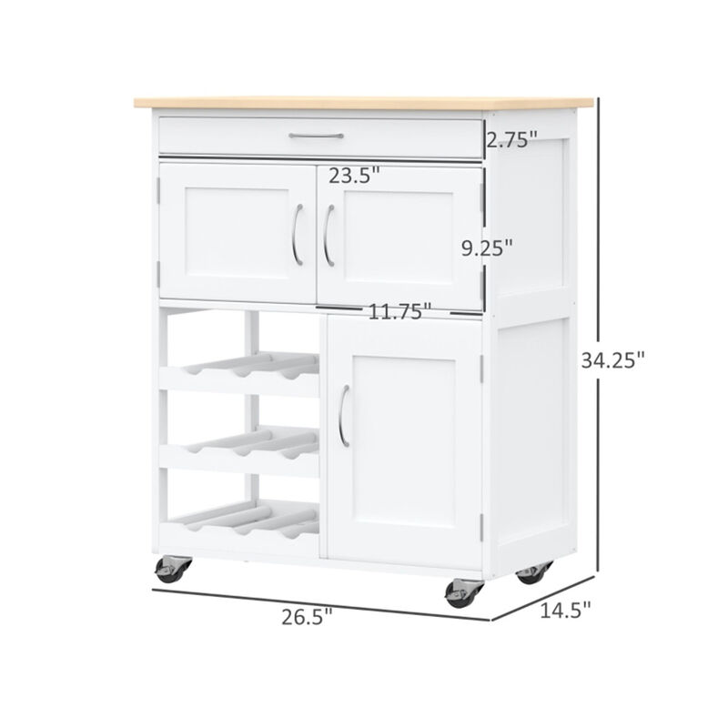 Kitchen Sideboard Storage Cabinet Versatile Coffee Bar & Buffet Cabinet for Dining Room or Kitchen