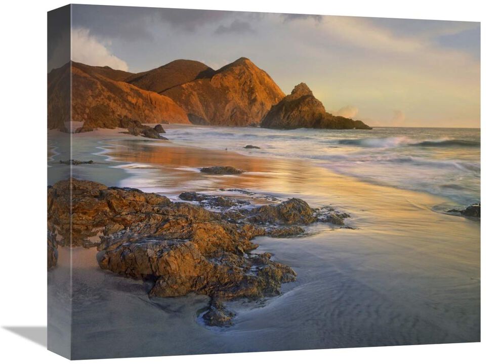 Bean Hollow Beach, Big Sur, California-Canvas Art-16x13.28