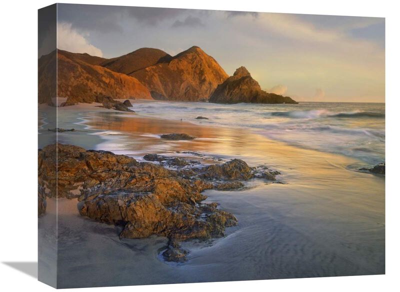 Bean Hollow Beach, Big Sur, California-Canvas Art-16x13.28