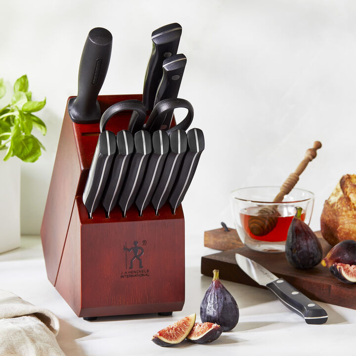 HENCKELS Dynamic 12-pc Knife Block Set - Acacia