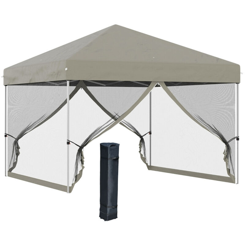 Portable Pop-Up Canopy Tent for Backyard and Beach Use