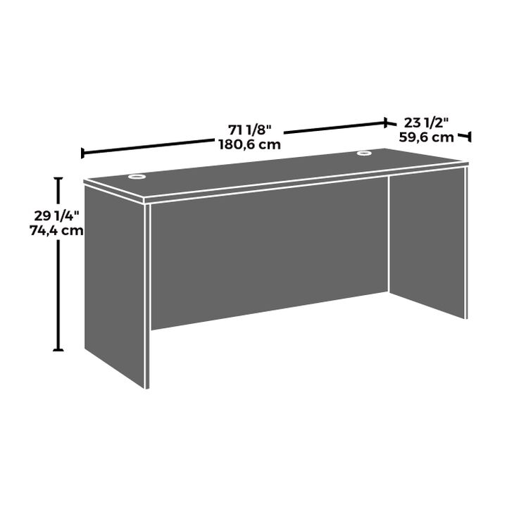 Affirm 72 X 24 Desk Shell