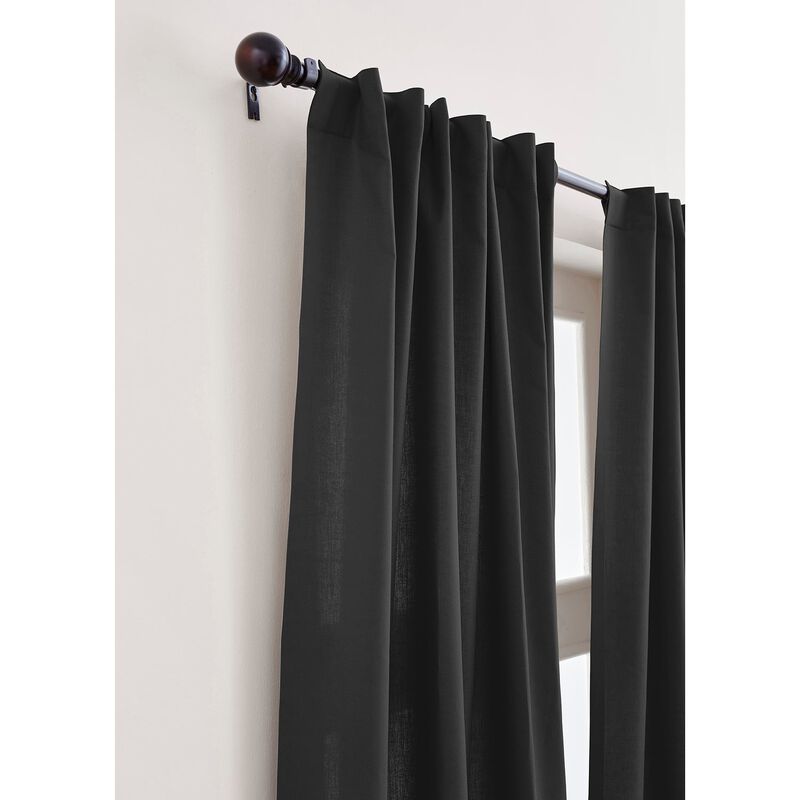 Solino Home Cotton Linen Curtain | Cotton Linen for Thanksgiving, Christmas