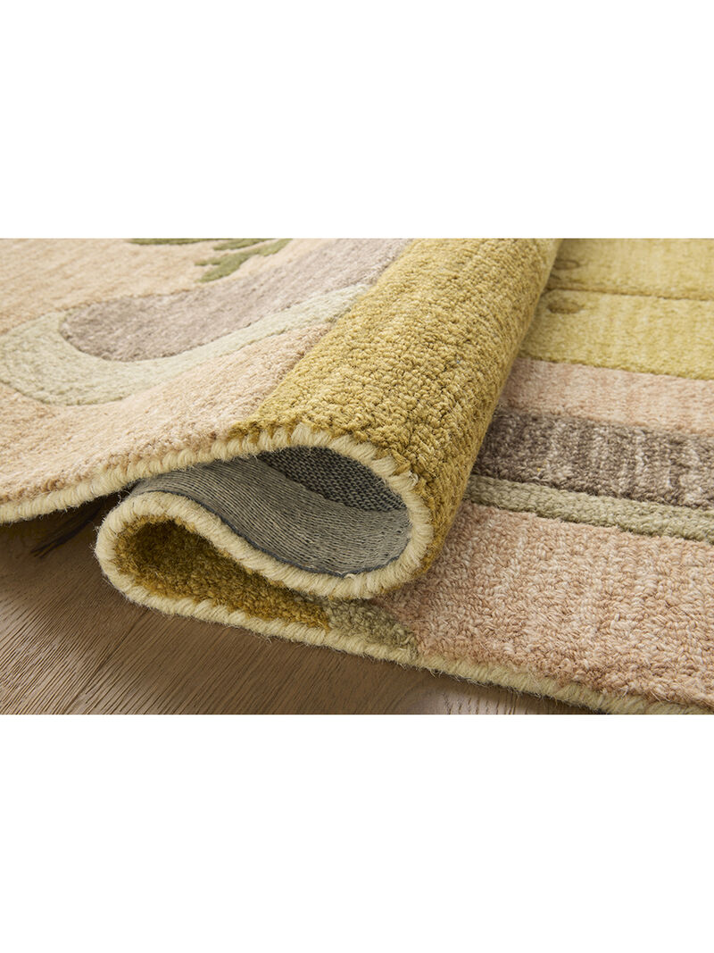 Villagio VIL01 Gold/Multi 18" x 18" Sample Rug