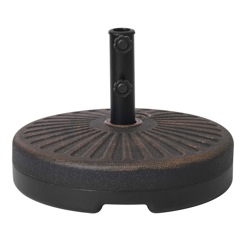 WestinTrends Westintrends 20" diameter round hard plastic free standing umbrella base