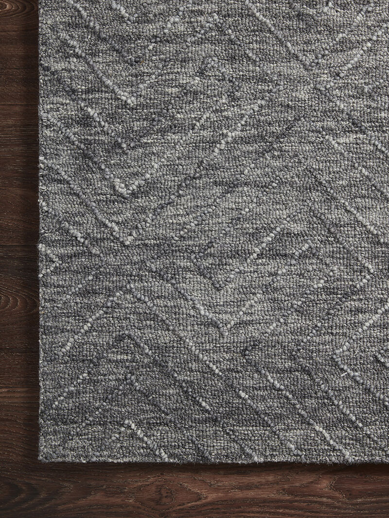 Sarah SAR03 Charcoal 5' x 7'6" Rug