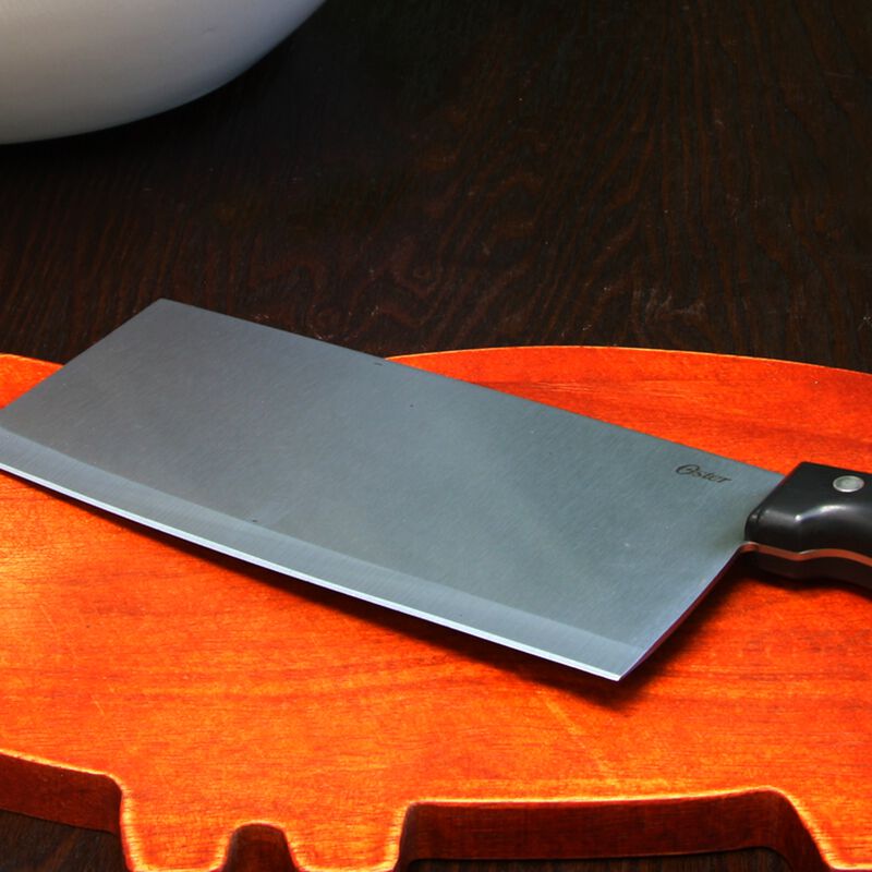 Oster Granger 7 in. Fine Edge Stainless Steel Blade Cleaver