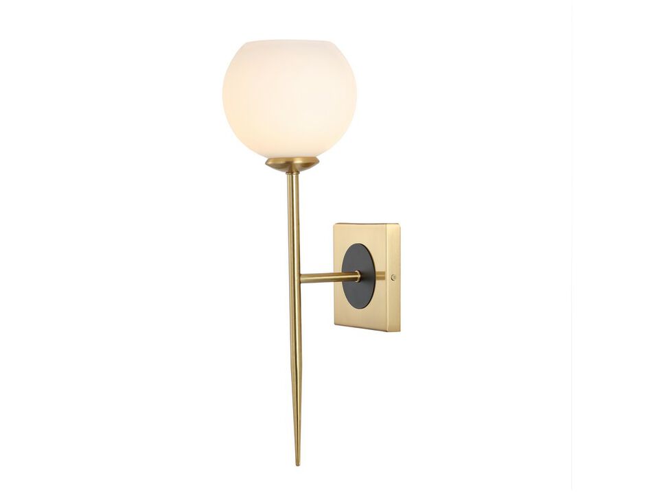 Sylvie 1-Light Coastal French Country Iron LED Sconce