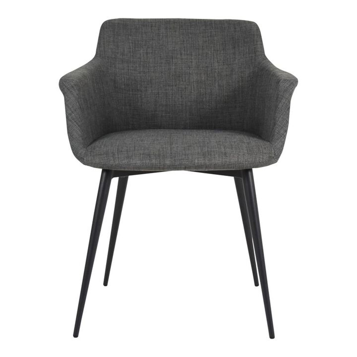 Ronda Modern Armchair Duo - Dark Grey, Belen Kox