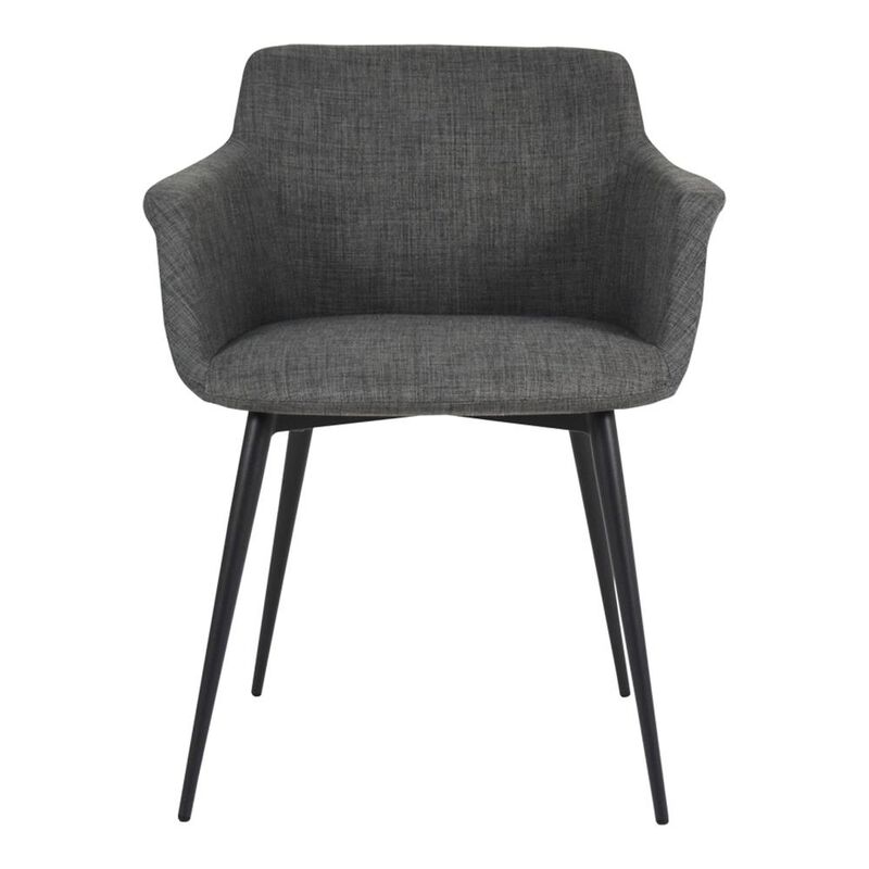 Ronda Modern Armchair Duo - Dark Grey, Belen Kox