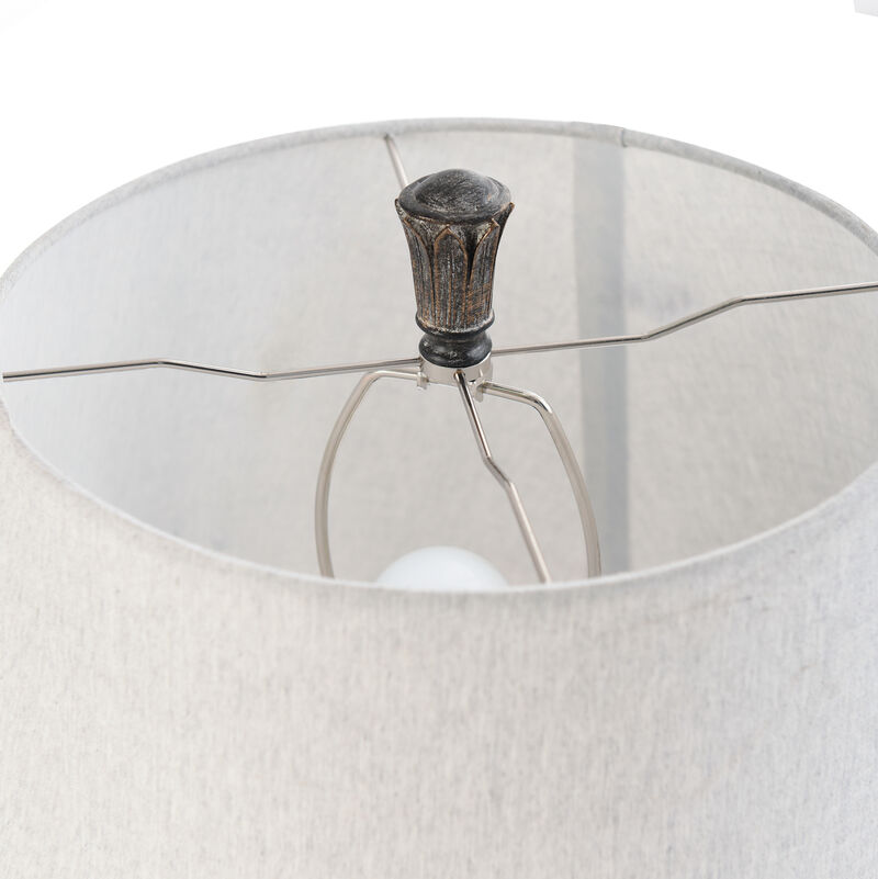 Stone Malta Black Table Lamp