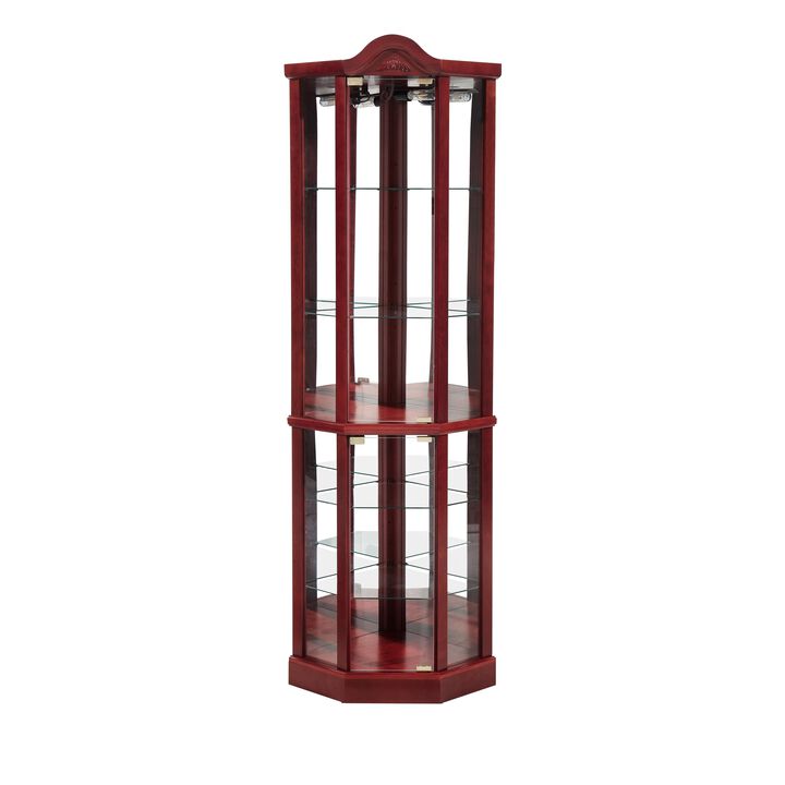 16.73 in. Display Cabinet with 2 Glass Doors