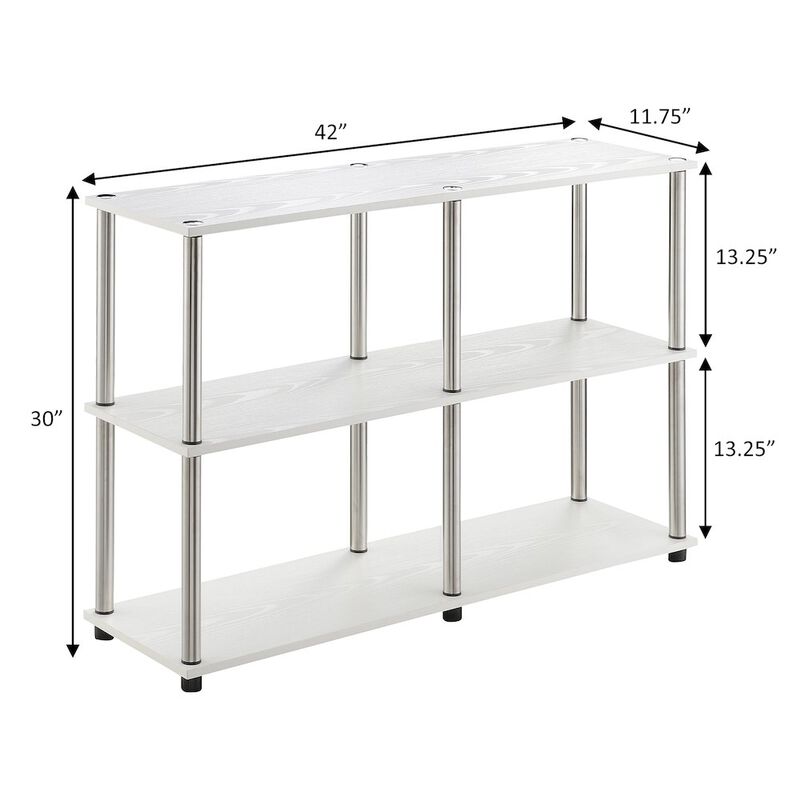 Convenience Concepts Designs2Go No Tools Console Table with Shelves