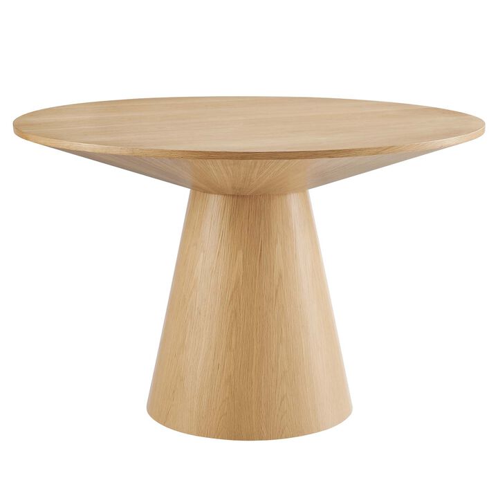 Modway - Provision 47" Round Dining Table Oak