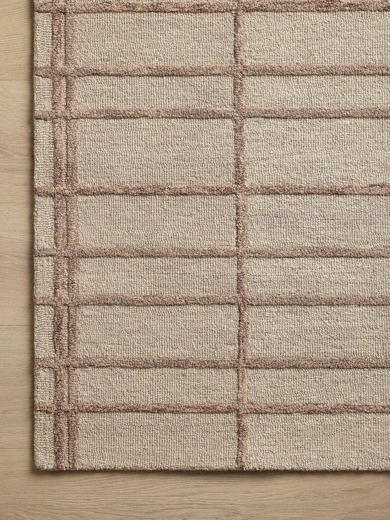 Bradley BRL-04 Rose / Blush 3''6" x 5''6" Rug by Chris Loves Julia