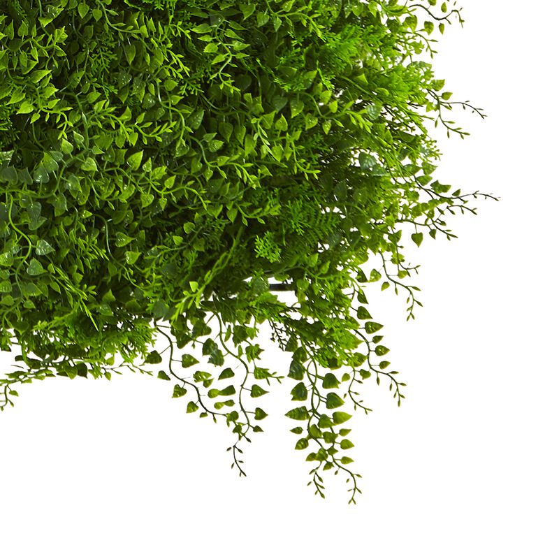 Nearly Natural 20-in x 20-in Mediterranean Fern Panel UV Resit (Indoor/Outdoor)