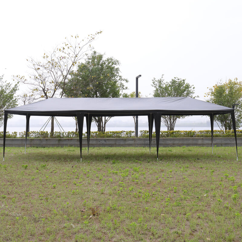 Waterproof Canopy Patio Wedding Gazebo, Outdoor Party Tent with 8 Removable Sidewalls