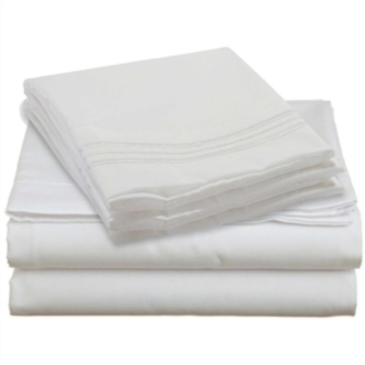 King size 4 piece Silky Soft Microfiber Sheet Set
