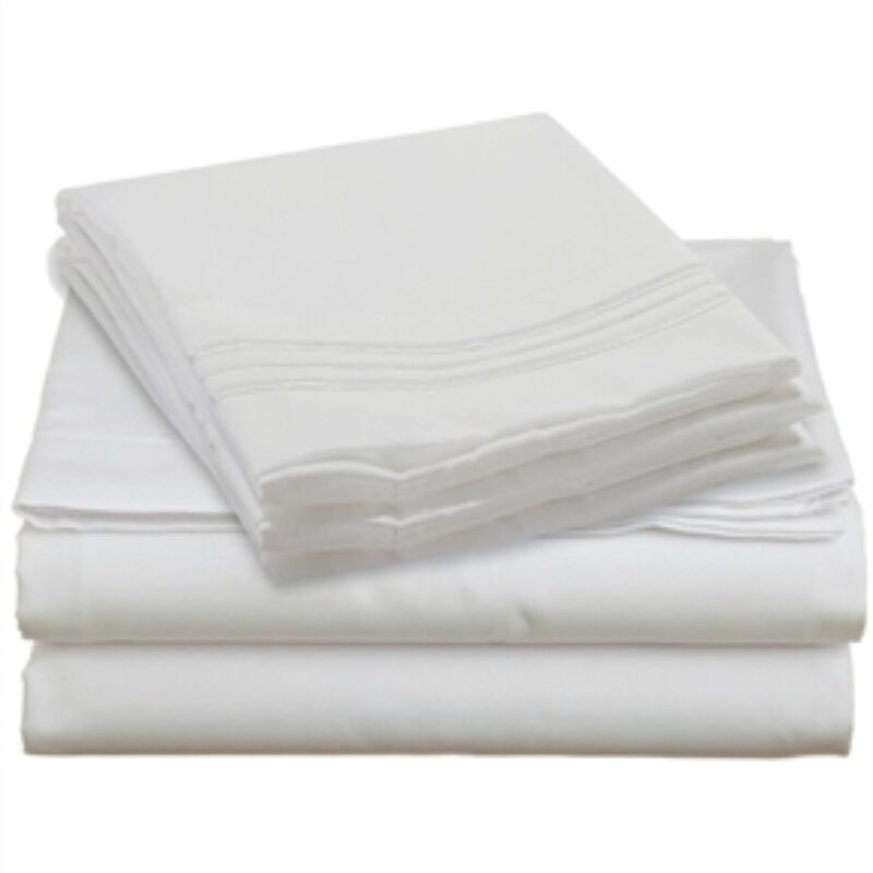 King size 4 piece Silky Soft Microfiber Sheet Set